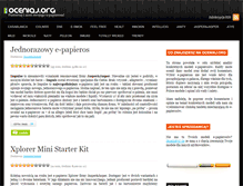 Tablet Screenshot of oceniaj.org